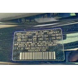 2022 HYUNDAI ELANTRA KMHLN4AJ5NU016137 73753225