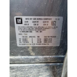 2021 CHEVROLET TRAILBLZR KL79MRSL5MB114056 90952505