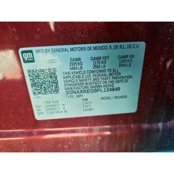 2023 CHEVROLET EQUINOX 3GNAXKEG9PL134849 96471905
