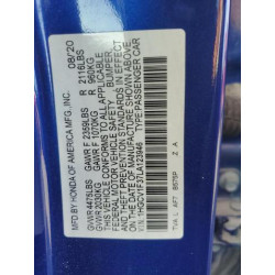 2020 HONDA ACCORD 1HGCV1F37LA123946 93409165