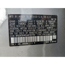 2020 HONDA FIT 3HGGK5H40LM720155 94981875