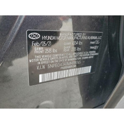2021 HYUNDAI SONATA 5NPEG4JA1MH119765 99232035