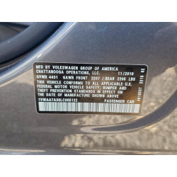 2020 VOLKSWAGEN PASSAT 1VWAA7A30LC005122 72865625