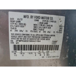 2022 FORD EDGE 2FMPK4K91NBA51584 97094215