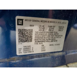 2020 CHEVROLET EQUINOX 3GNAXKEV5LL167470 89808975