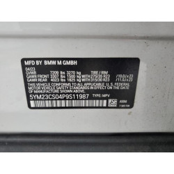 2023 BMW XM 5YM23CS04P9S11987 91672705