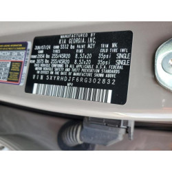 2024 KIA SORENTO 5XYRHDJF6RG302832 91910195