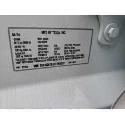 2024 TESLA MODEL Y 7SAYGAEE6RF169305 93116245