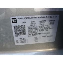 2025 CHEVROLET ALL Models 3GCPABEK6SG122524 82371415