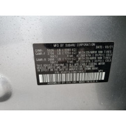 2021 SUBARU OUTBACK 4S4BTGLD3M3196927 85951515