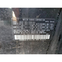 2023 SUBARU OUTBACK 4S4BTAJC7P3191015 85441165