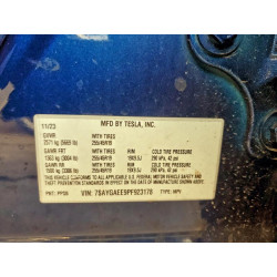 2023 TESLA MODEL Y 7SAYGAEE9PF923178 95688095