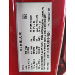 2024 TESLA MODEL 3 5YJ3E1EA0RF849534 92130865