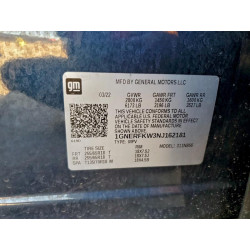 2022 CHEVROLET TRAVERSE 1GNERFKW3NJ162181 96364895