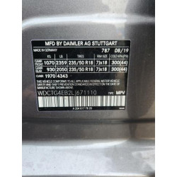 2020 MERCEDES-BENZ GLA-CLASS WDCTG4EB2LJ671110 93664135