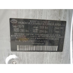 2020 HYUNDAI ELANTRA 5NPD74LF7LH546189 95949515