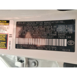 2022 TOYOTA CAMRY 4T1C11AK1NU053401 90119025