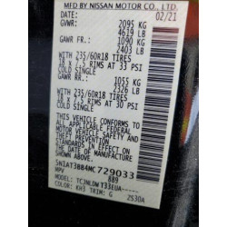 2021 NISSAN ROGUE 5N1AT3BB4MC729033 85385625