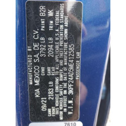 2021 KIA FORTE 3KPF24AD5ME412585 91993905