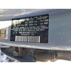 2021 HYUNDAI ELANTRA KMHLM4AG4MU126070 96620125