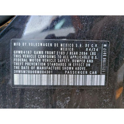 2024 VOLKSWAGEN JETTA 3VW5M7BU0RM084301 73170505