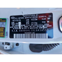 2020 KIA OPTIMA 5XXGU4L1XLG414159 73330995