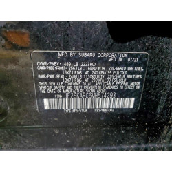 2021 SUBARU FORESTER JF2SKARC6MH574293 98115525
