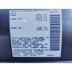 2023 NISSAN ALTIMA 1N4BL4DVXPN308826 99349835