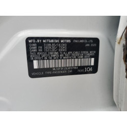 2020 MITSUBISHI MIRAGE ML32F3FJ3LHF07964 69976125