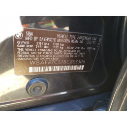 2011 BMW 5 SERIES