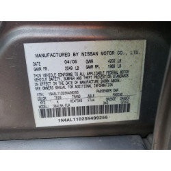 2005 NISSAN ALTIMA