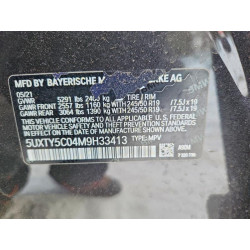 2021 BMW X3 5UXTY5C04M9H33413 75276015