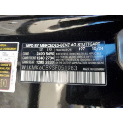 2025 MERCEDES-BENZ CLE AMG 53 W1KMK6CB9SF051983 86492135