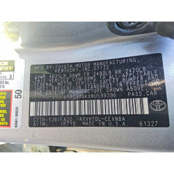 2022 TOYOTA CAMRY 4T1C31AKXNU599396 76222445
