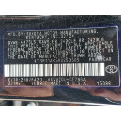 2024 TOYOTA CAMRY 4T1R11AK5RU253505 72127785