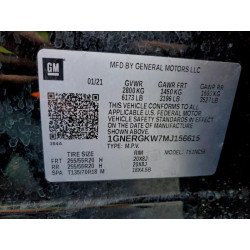 2021 CHEVROLET TRAVERSE 1GNERGKW7MJ156615 85442765