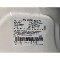 2025 FORD MAVERICK 3FTTW8A33SRA96650 76912005