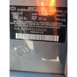 2020 HYUNDAI SONATA 5NPEH4J21LH006354 86545565