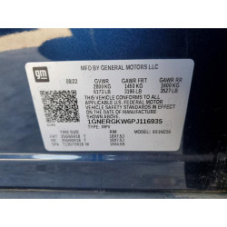 2023 CHEVROLET TRAVERSE 1GNERGKW6PJ116935 98720545