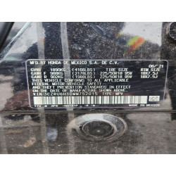 2021 HONDA HR-V 3CZRU6H10MM752015 73458135