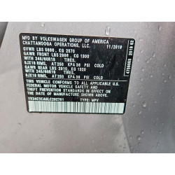 2020 VOLKSWAGEN ATLAS 1V24C2CA5LC202701 77830055