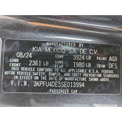 2025 KIA K4 EX 3KPFU4DE5SE013994 97034535