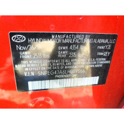 2020 HYUNDAI SONATA 5NPEG4JA6LH009566 75931235