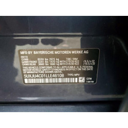 2020 BMW X5 5UXJU4C01LLE46108 76340015
