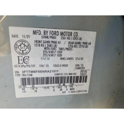 2022 FORD MAVERICK 3FTTW8F9XNRA21011 74065115