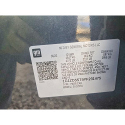 2023 CHEVROLET MALIBU 1G1ZD5ST5PF231475 98570715