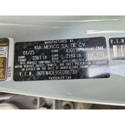 2025 KIA K4 GT LINE 3KPFW4DE9SE086733 72697865