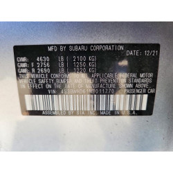 2022 SUBARU LEGACY 4S3BWAD61N3011770 72911995