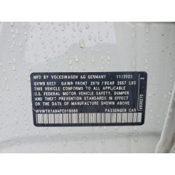 2023 VOLKSWAGEN ARTEON WVWTR7AN4PE018066 78431305