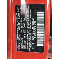 2021 HYUNDAI ELANTRA KMHLP4AG7MU101641 93309285